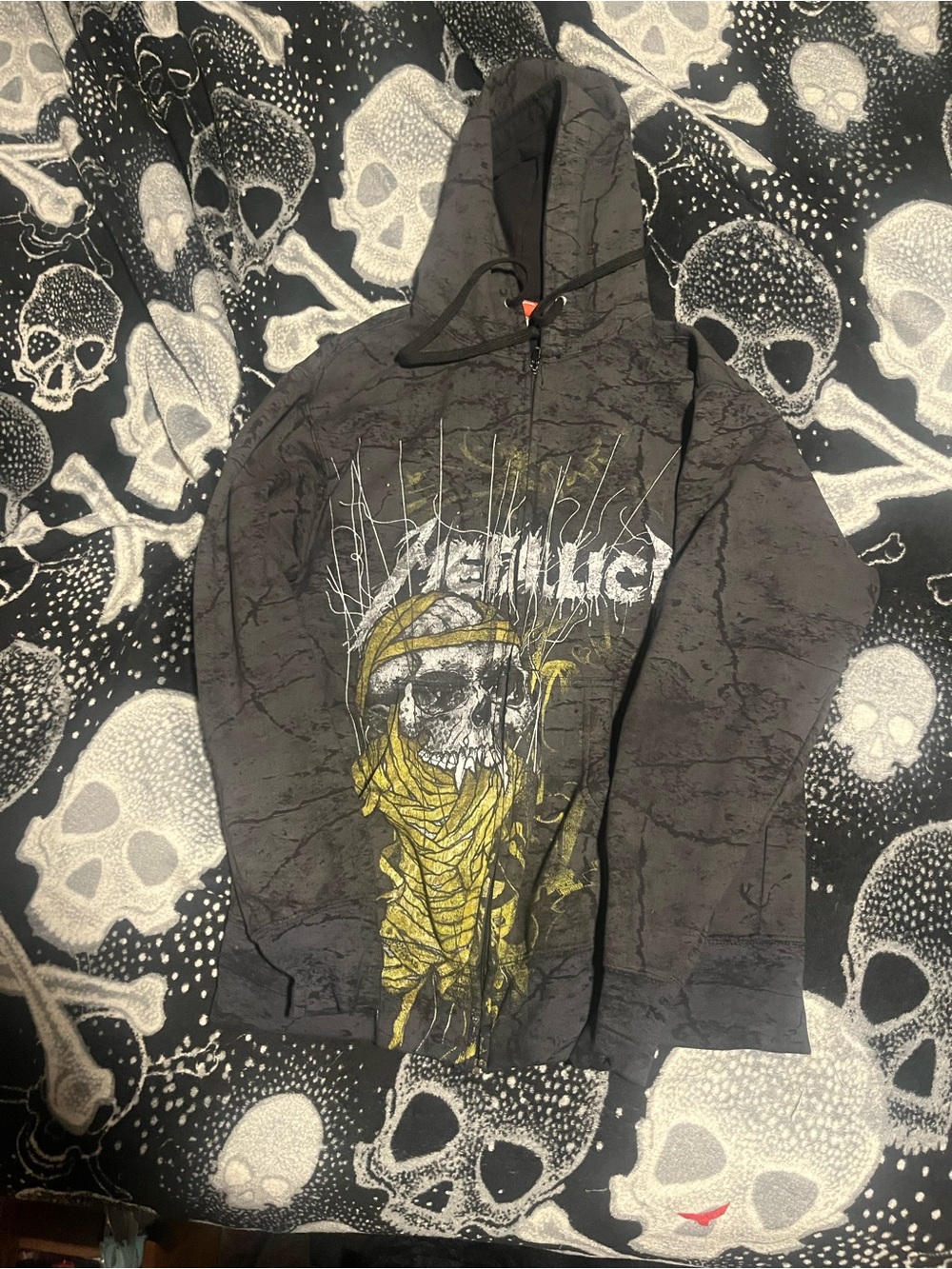 Bravado  Metallica "One" Mummy full-zip hoodie vintage affliction Jesse pinkman
